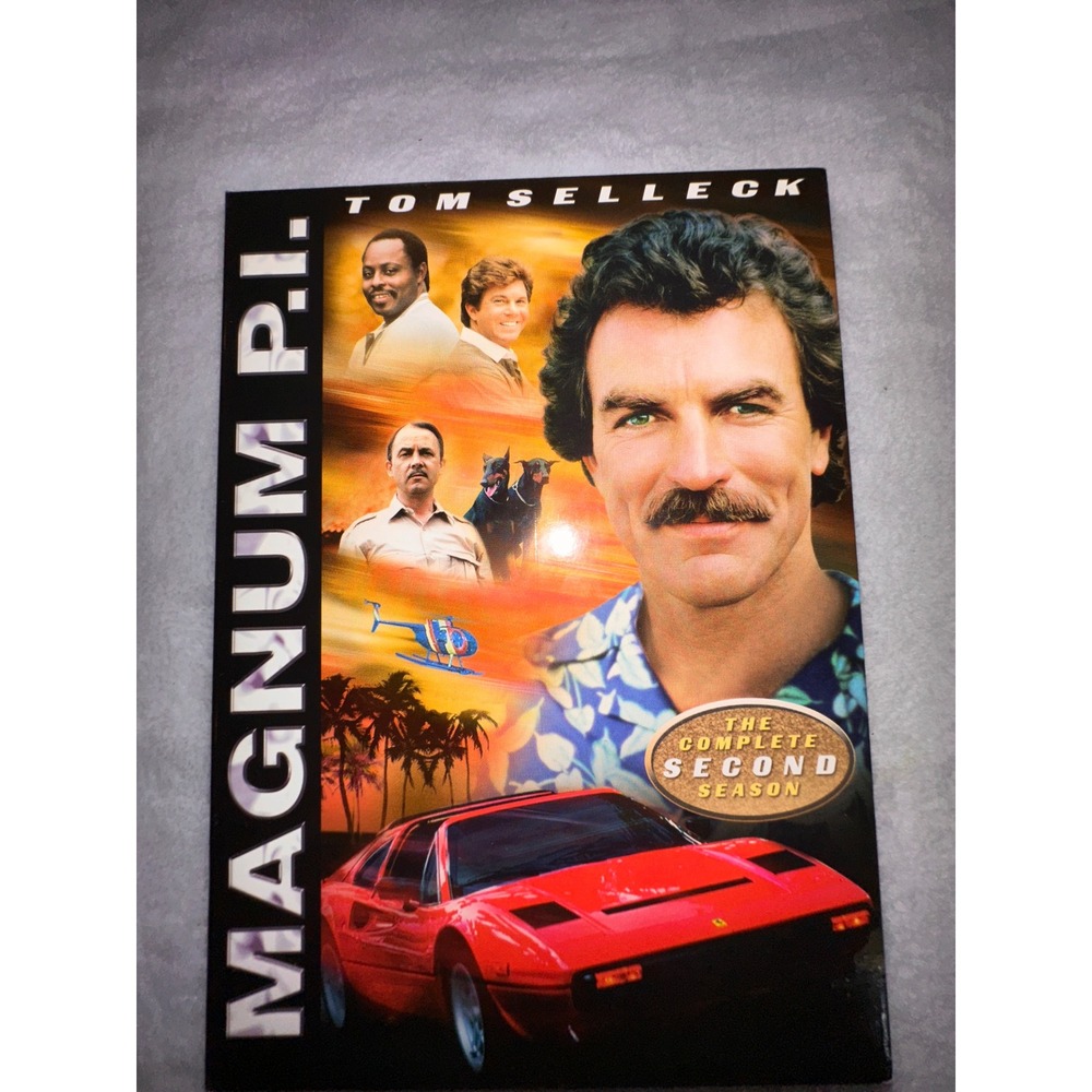 Magnum PI The Complete Second Season DVD 3-Disc Set Tom Selleck 80s TV Series